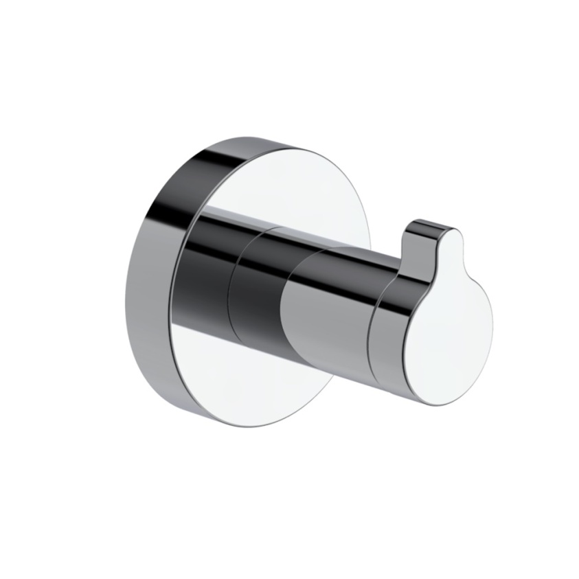 Product cut out image of Britton Hoxton 2.0 Chrome Robe Hook HOX021C